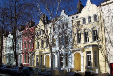 Maisons londonniennes (photo issue du web)